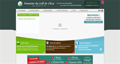 Desktop Screenshot of golf-de-clecy.com